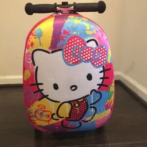 Sanrio Hello Kitty Scooter Luggage Cabin Size.